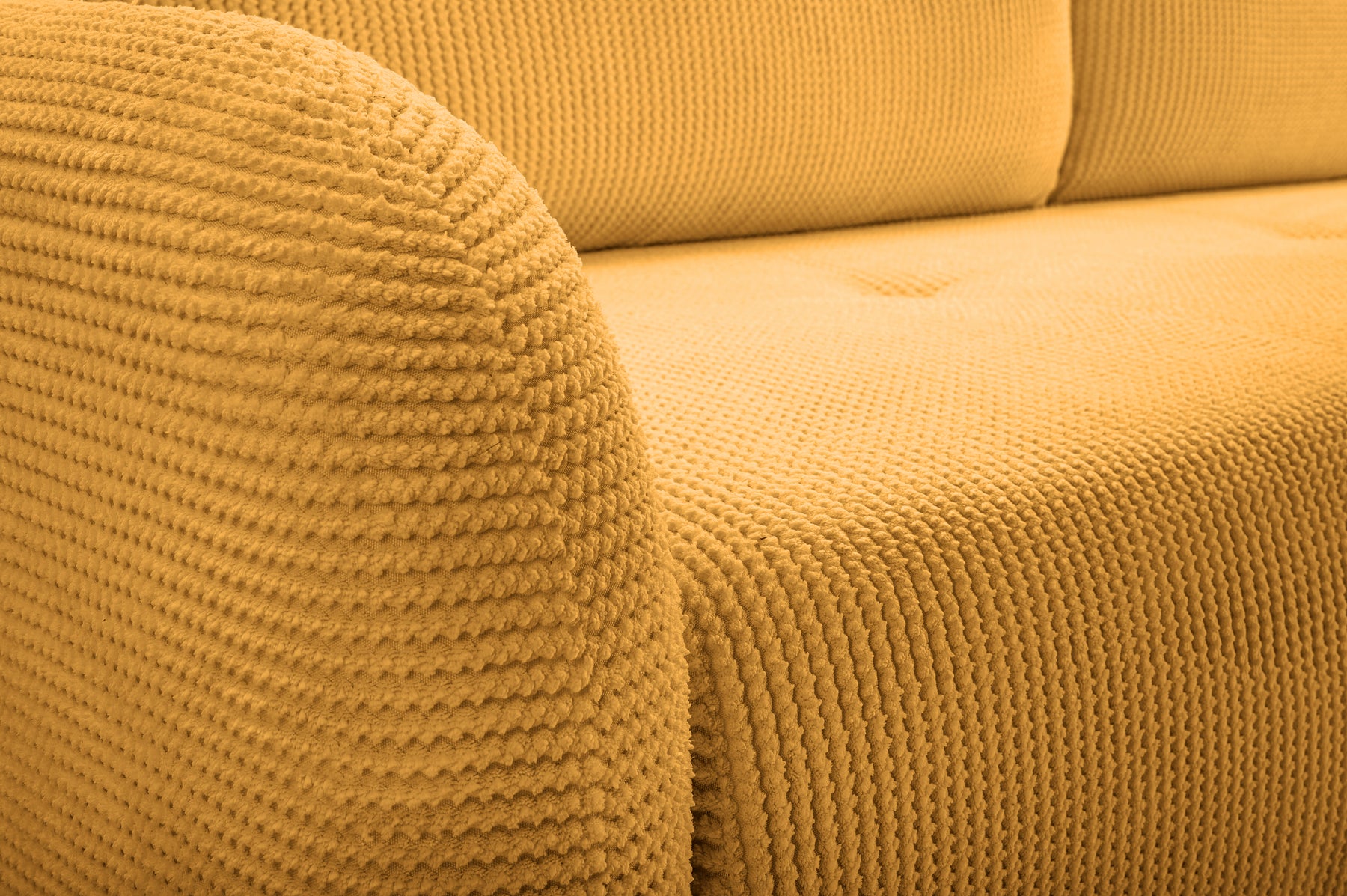 Divano letto in tessuto cannettato Tokyo 230x102 cm