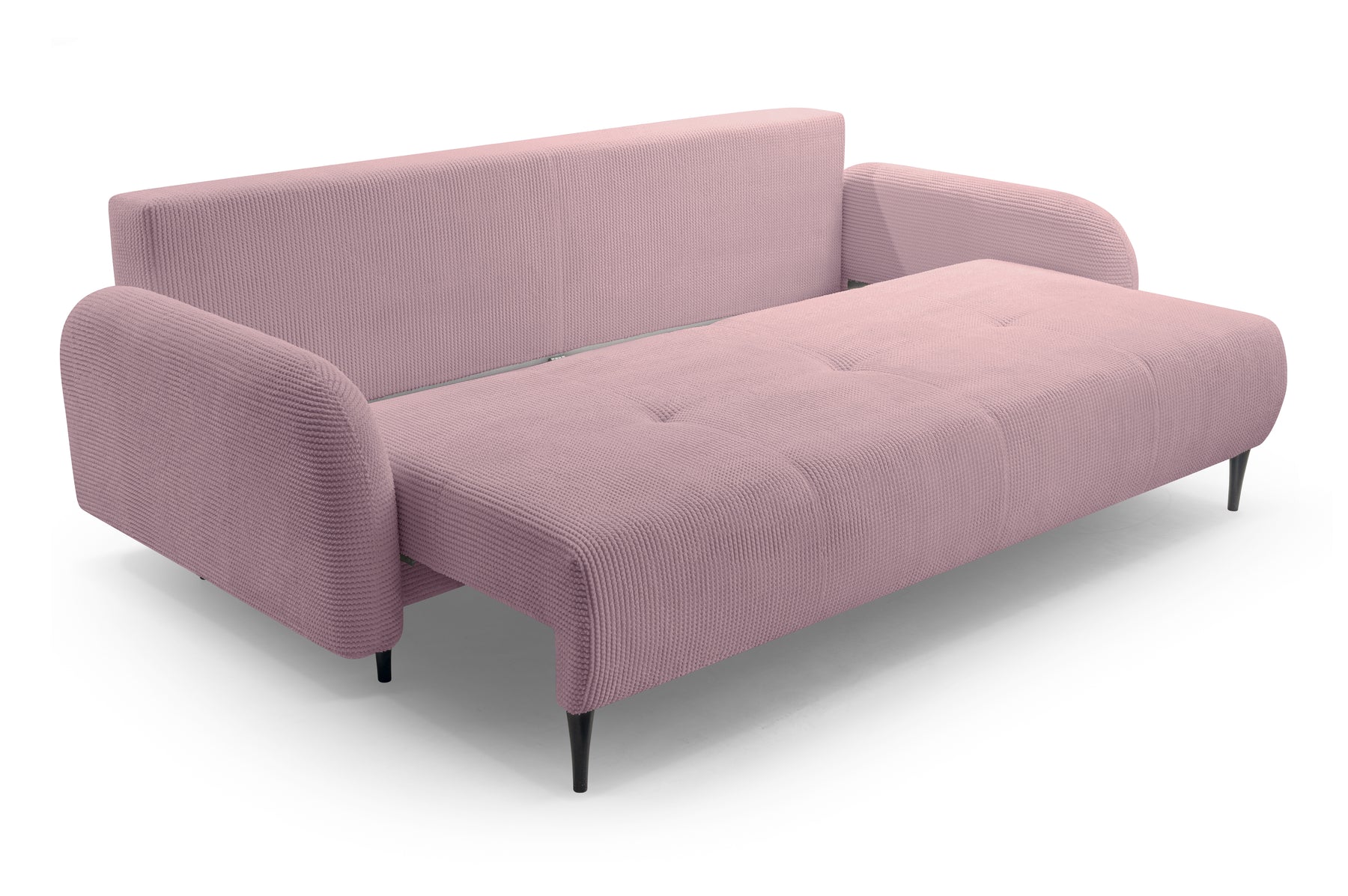 Divano letto in tessuto cannettato Tokyo 230x102 cm