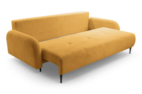 Divano letto in tessuto cannettato Tokyo 230x102 cm