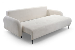 Divano letto in tessuto cannettato Tokyo 230x102 cm