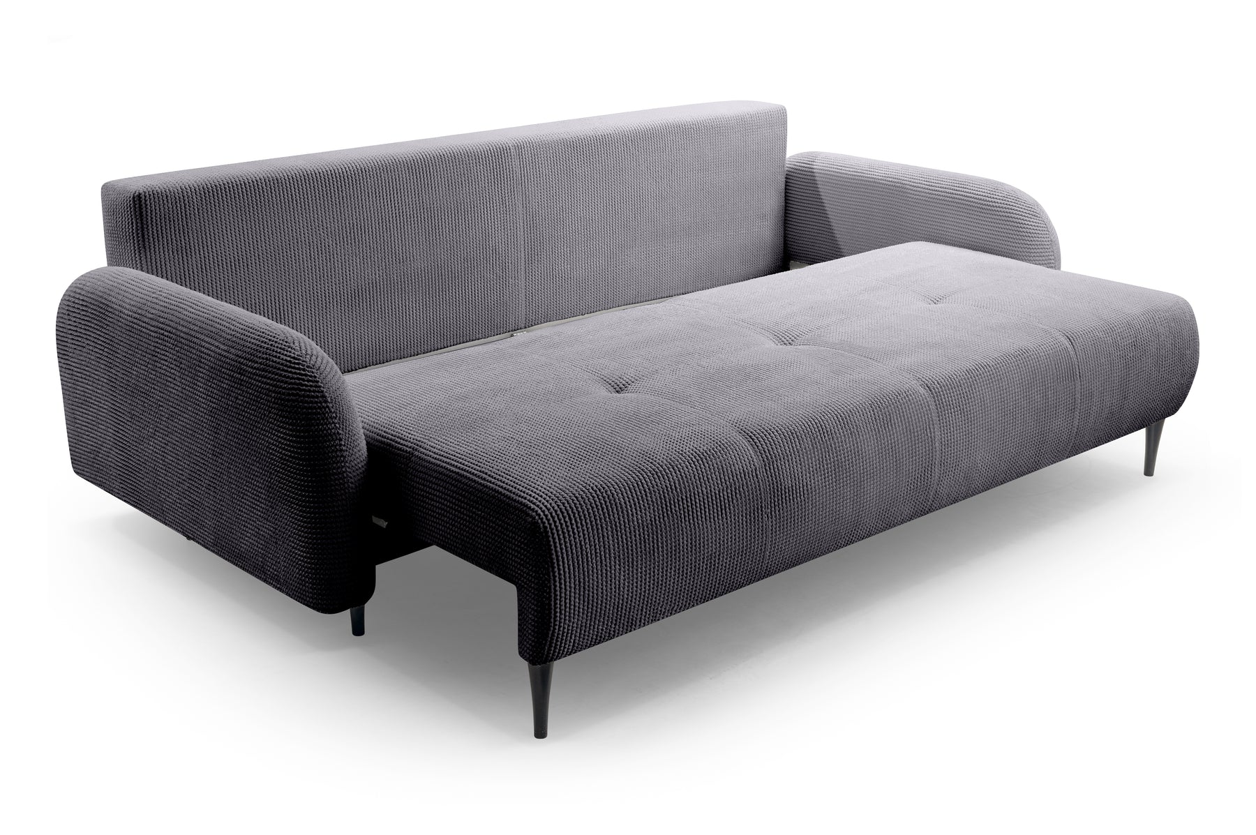 Divano letto in tessuto cannettato Tokyo 230x102 cm