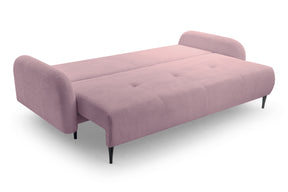 Divano letto in tessuto cannettato Tokyo 230x102 cm