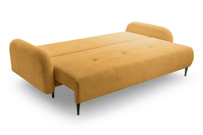 Divano letto in tessuto cannettato Tokyo 230x102 cm