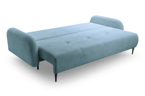 Divano letto in tessuto cannettato Tokyo 230x102 cm