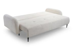 Divano letto in tessuto cannettato Tokyo 230x102 cm