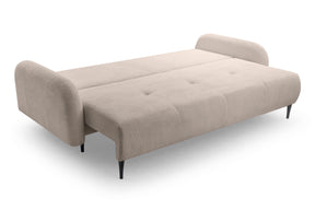 Divano letto in tessuto cannettato Tokyo 230x102 cm