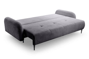 Divano letto in tessuto cannettato Tokyo 230x102 cm