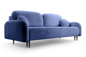 Divano letto in tessuto cannettato Tokyo 230x102 cm