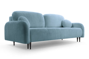 Divano letto in tessuto cannettato Tokyo 230x102 cm