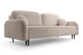 Divano letto in tessuto cannettato Tokyo 230x102 cm