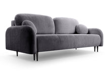 Divano letto in tessuto cannettato Tokyo 230x102 cm