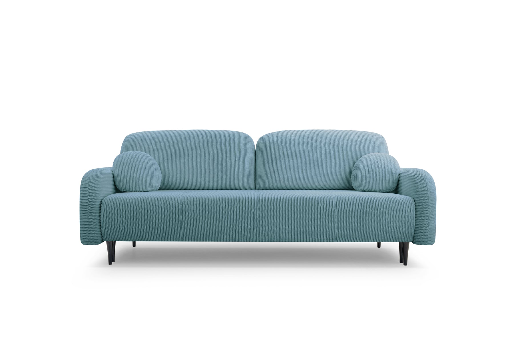 Divano letto in tessuto cannettato Tokyo 230x102 cm