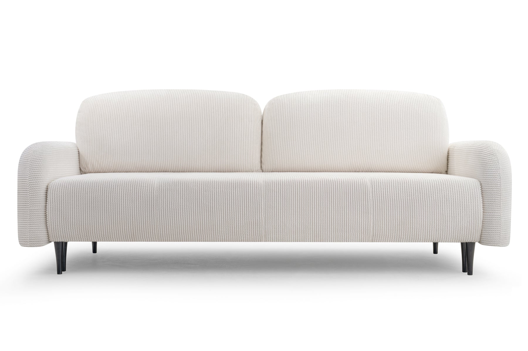 Divano letto in tessuto cannettato Tokyo 230x102 cm