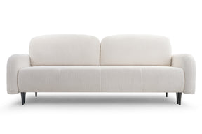 Divano letto in tessuto cannettato Tokyo 230x102 cm