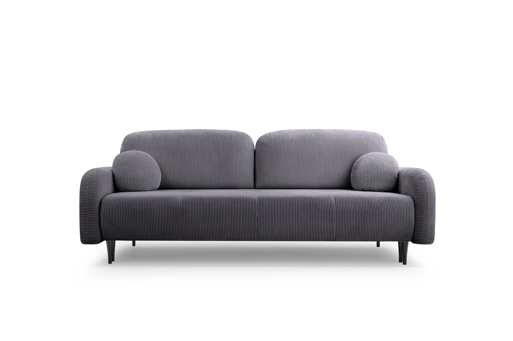 Divano letto in tessuto cannettato Tokyo 230x102 cm
