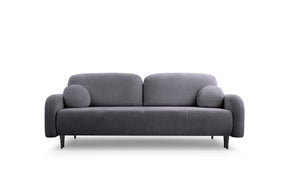 Divano letto in tessuto cannettato Tokyo 230x102 cm