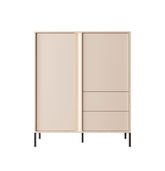 Credenza con 2 ante e 2 cassetti Eos 103x123 cm