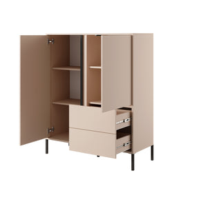 Credenza con 2 ante e 2 cassetti Eos 103x123 cm