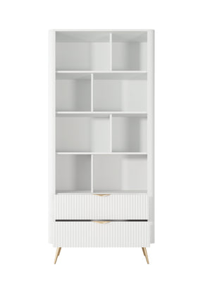Libreria con 2 cassetti Essenza 88x193 cm