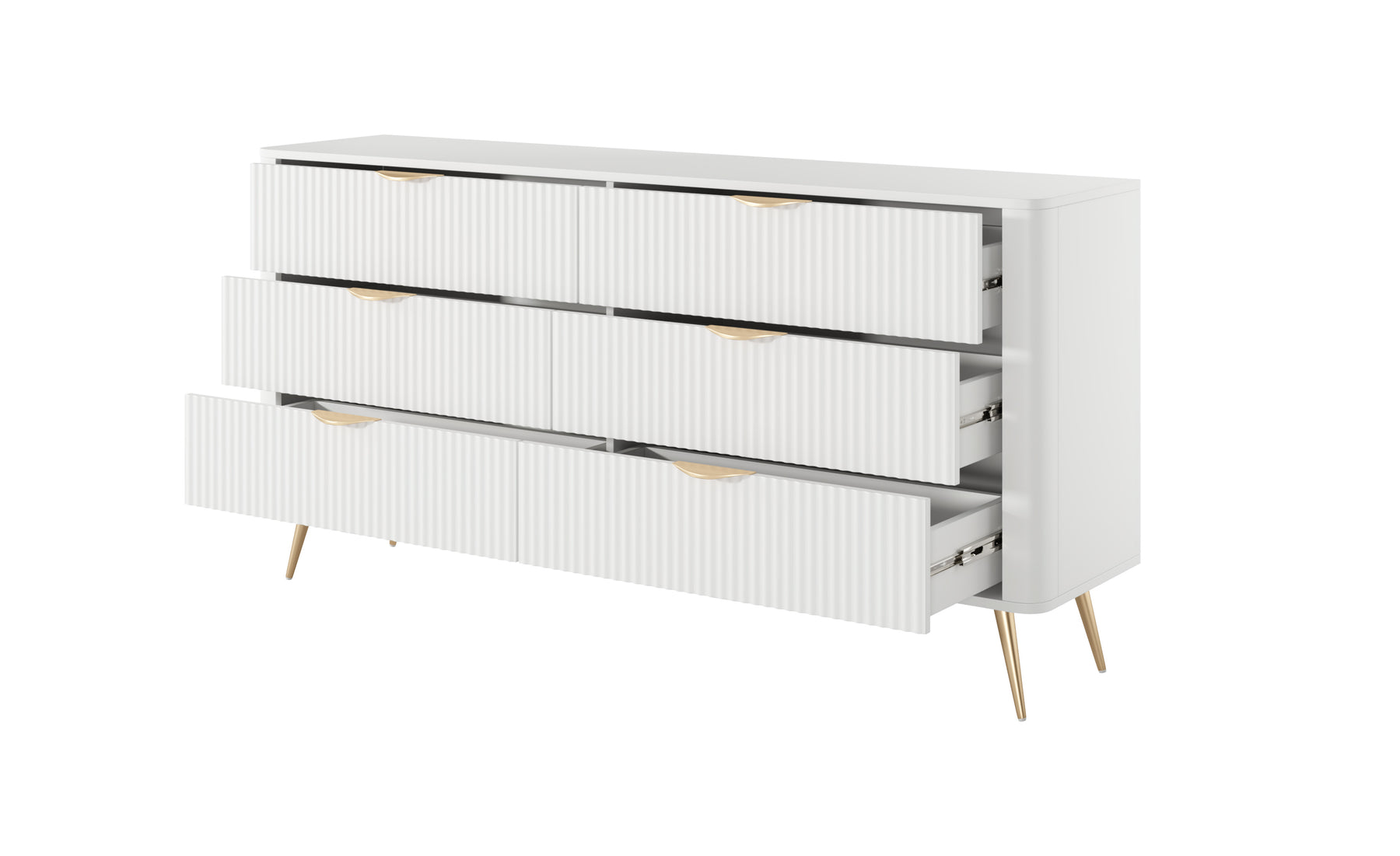 Cassettiera con 6 cassetti Essenza 163x81 cm