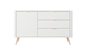 Madia con 1 anta e 3 cassetti Essenza 138x81 cm