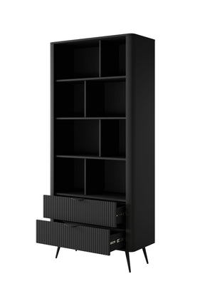 Libreria con 2 cassetti Essenza 88x193 cm