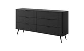 Cassettiera con 6 cassetti Essenza 163x81 cm