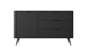 Madia con 1 anta e 3 cassetti Essenza 138x81 cm