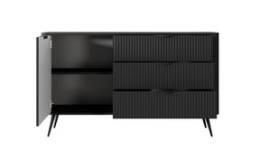 Madia con 1 anta e 3 cassetti Essenza 138x81 cm