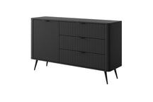 Madia con 1 anta e 3 cassetti Essenza 138x81 cm