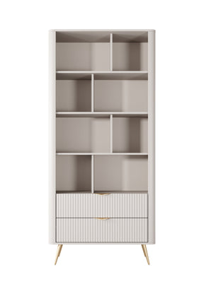 Libreria con 2 cassetti Essenza 88x193 cm