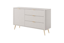 Madia con 1 anta e 3 cassetti Essenza 138x81 cm