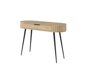 Consolle 1 cassetto con piede in metallo Lovy 120x80 cm