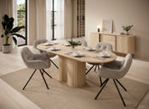Tavolo allungabile rovere Lovy 180/220x90 cm