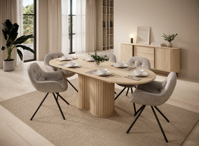 Tavolo allungabile rovere Lovy 180/220x90 cm