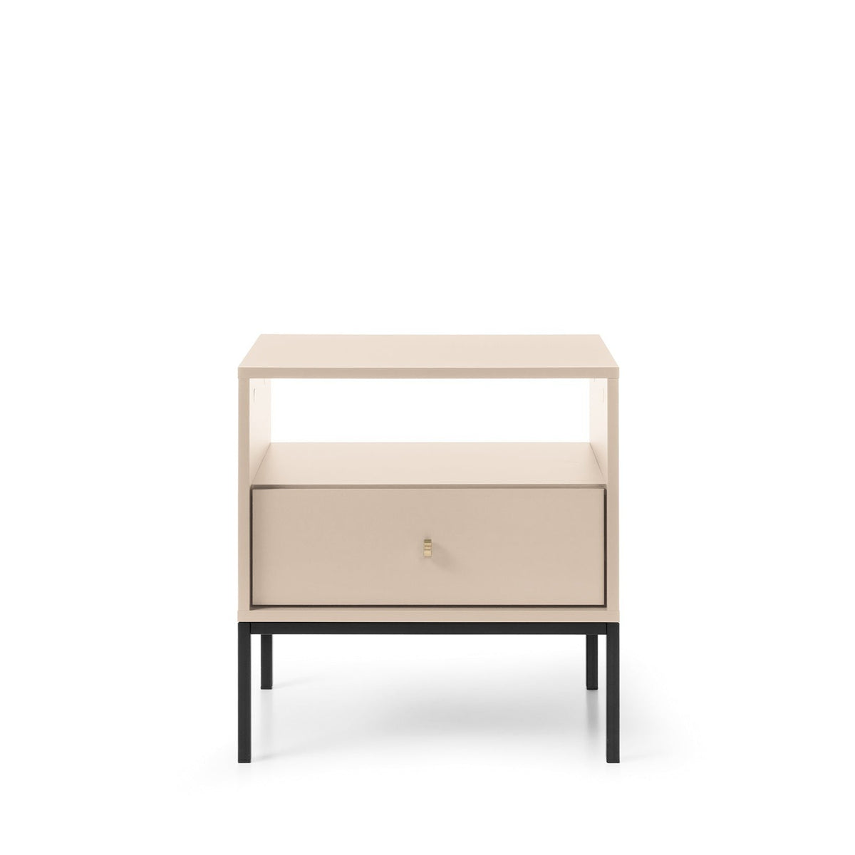 Comodino 1 cassetto in legno laminato - Canterno 54x56 cm
