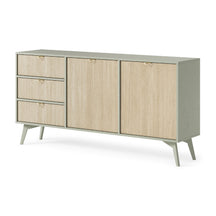 Madia 2 ante e 3 cassetti in legno laminato Vanity 158x80 cm
