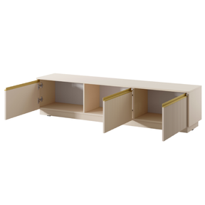 Mobile porta TV 3 ante in legno laminato Gold 180x42 cm