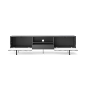 Mobile TV 2 Ante 1 cassetto in legno laminato Nerea 180x51 cm