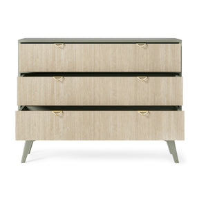 Cassettiera 3 cassettoni in legno laminato Vanity 106x80 cm