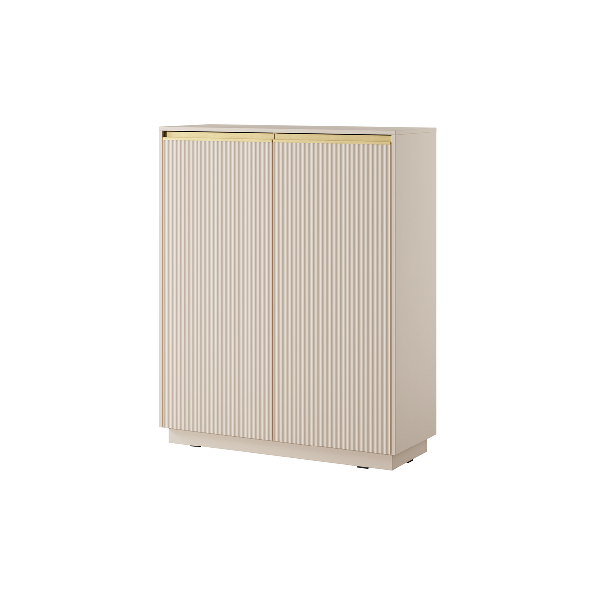 Credenza 2 ante in legno laminato Gold 104x127 cm
