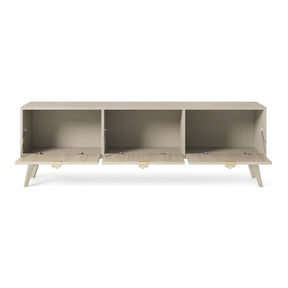 Mobile TV 3 ante in legno laminato Vanity 158x52 cm