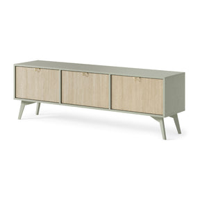 Mobile TV 3 ante in legno laminato Vanity 158x52 cm