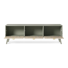 Mobile TV 3 ante in legno laminato Vanity 158x52 cm