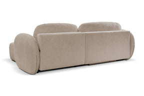 Divano letto angolare in tessuto cinigliato Madrid 248x174 cm