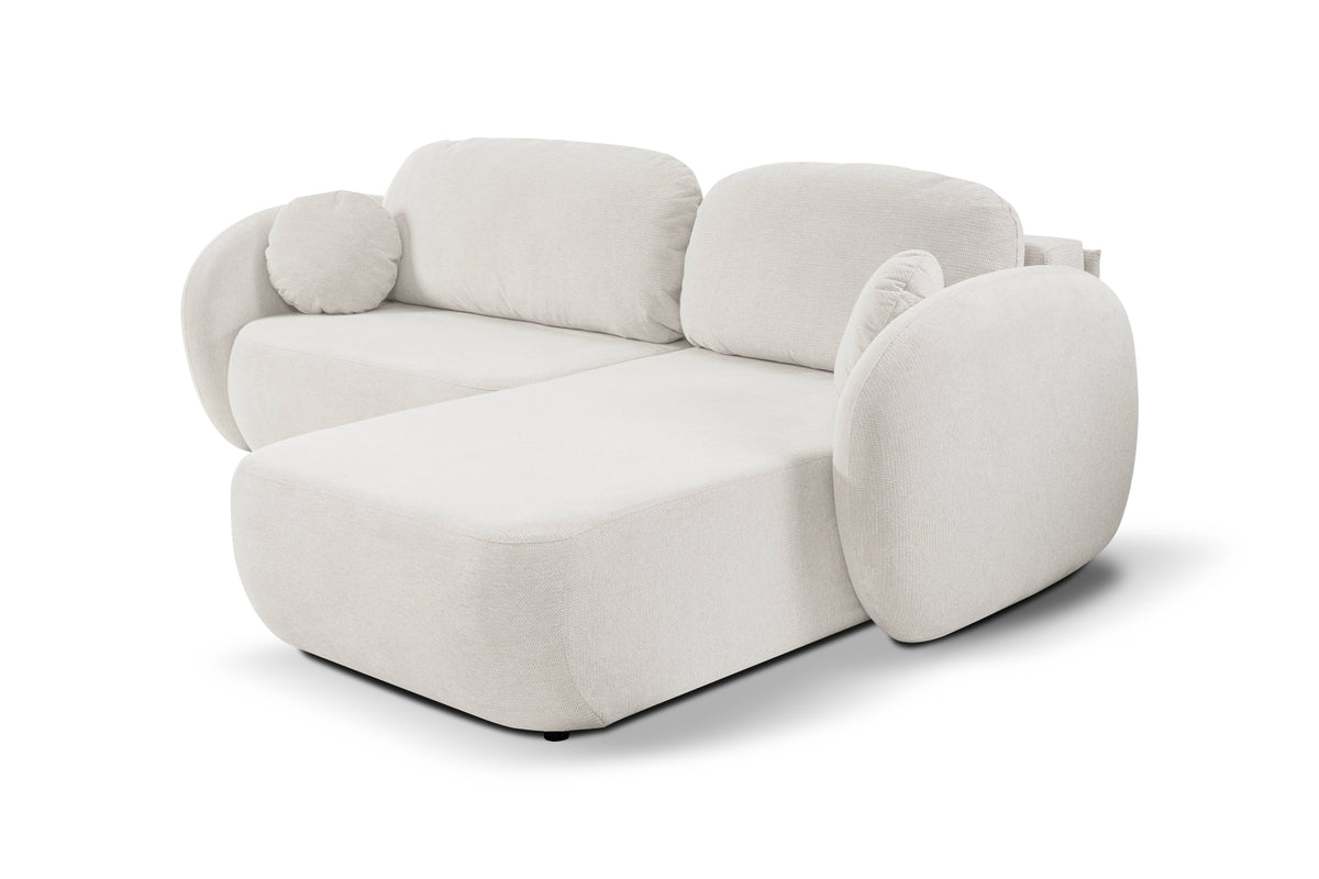 Divano letto angolare in tessuto cinigliato Madrid 248x174 cm