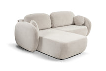 Divano letto angolare in tessuto cinigliato Madrid 248x174 cm