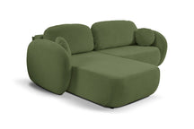 Divano letto angolare in tessuto cinigliato Madrid 248x174 cm