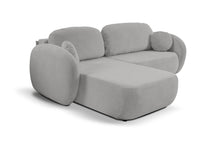 Divano letto angolare in tessuto cinigliato Madrid 248x174 cm