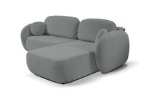Divano letto angolare in tessuto cinigliato Madrid 248x174 cm